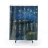 starry night over the rhone shower curtain