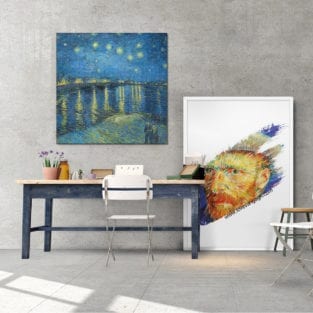 starry night over the rhone canvas