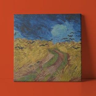 wheatfield with crows canvas