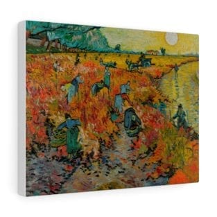 the red vineyard canvas