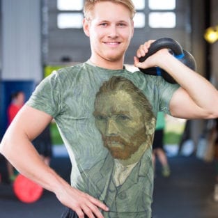 Van Gogh Self-Portrait shirt